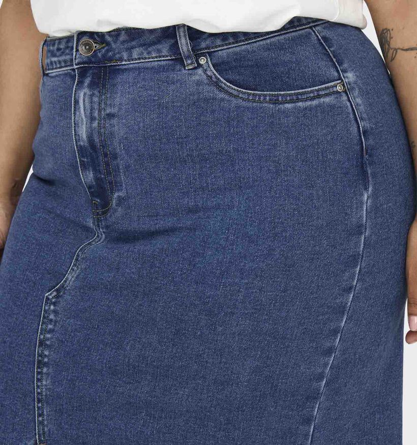ONLY Carmakoma Jupe en Bleu Jeans pour femmes (371839)