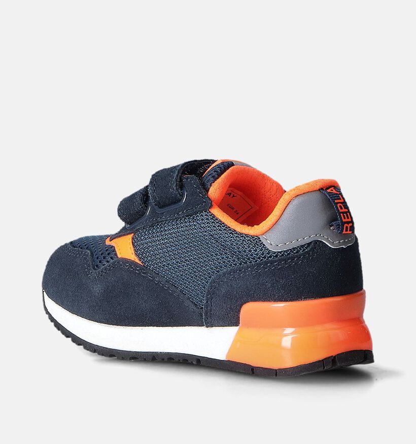 Replay Shoot Kid 6 Blauwe Sneakers voor meisjes, jongens (352797)