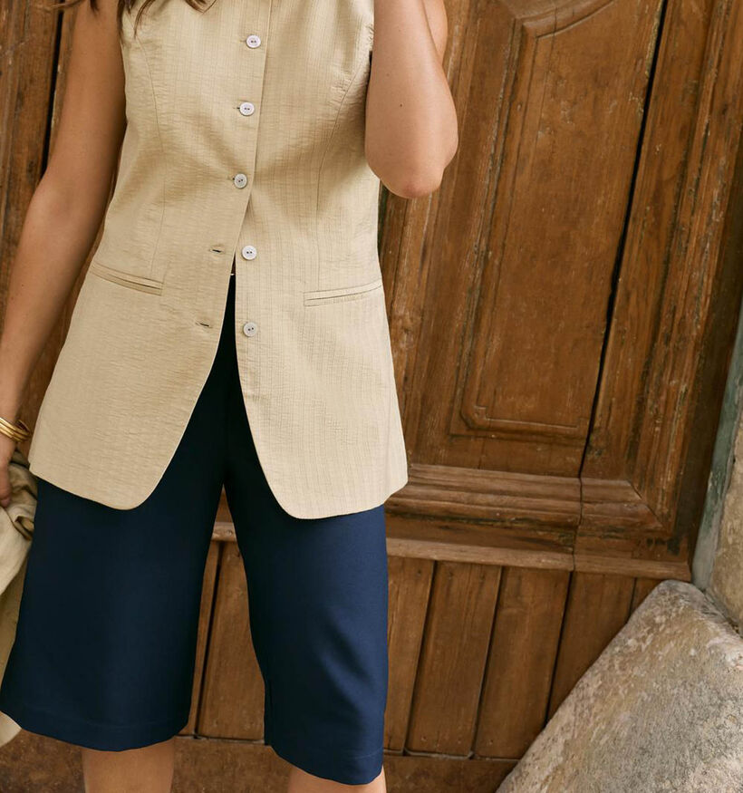 Vila x Loredana Catalina Lange Short Donkerblauw voor dames (375150)