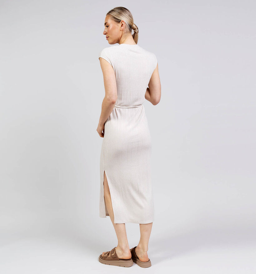 JDY Sonal Oatmeal Long Lichtbeige Lange Jurk voor dames (373904)