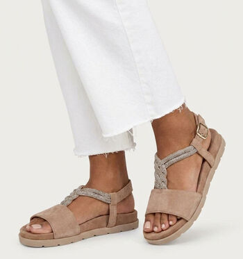 Gabor Best Fitting Sandalen Beige