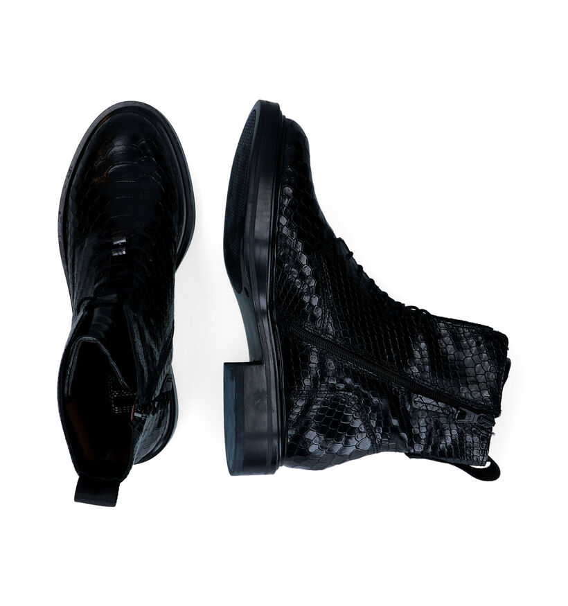 Mjus Boots à lacets en Noir pour femmes (297884)