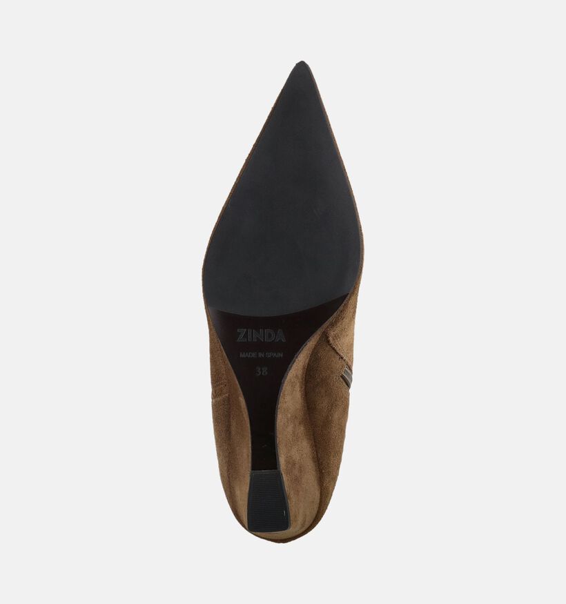 Zinda Bottines en Vert pour femmes (380878)
