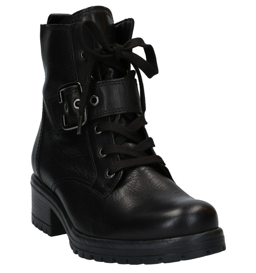 Gabor Best Fitting Bottines en Noir en cuir (282397)