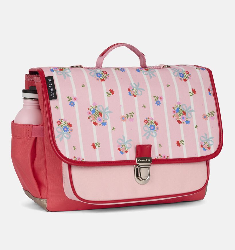 Caramel & cie. Coral Blosson Cartable en Rose pour filles (373714)