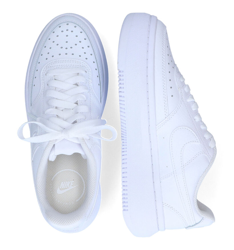 Nike Court Vision Alta Zwarte Sneakers voor dames (324625)