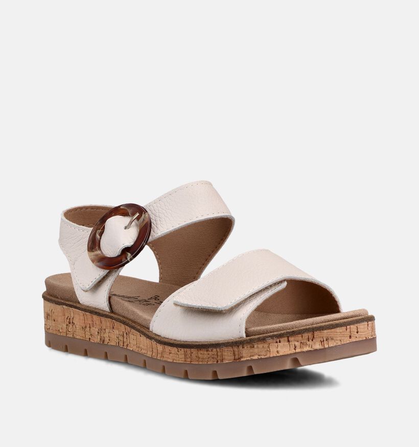 Solemade Mia 96 Ecru Sandalen voor dames (371633) - geschikt voor steunzolen