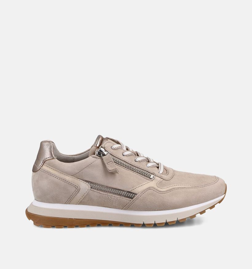 Gabor Baskets habill&eacute;es en Marron pour femmes (368368) - pour semelles orthop&eacute;diques