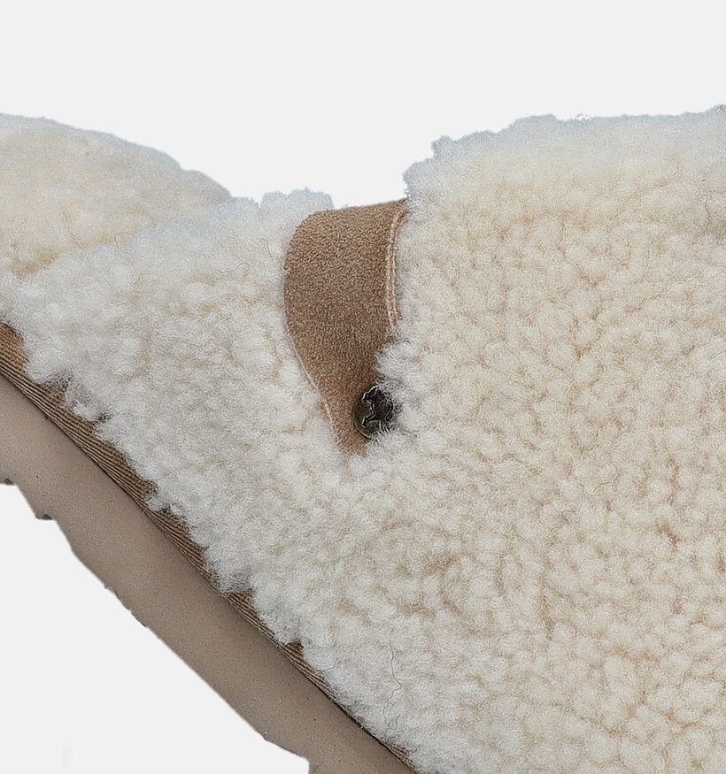 Warmbat Midura Pantoufles en Écru pour femmes (346213)