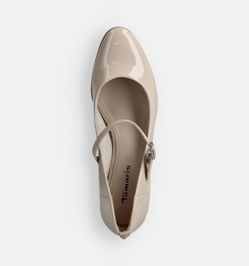Tamaris Escarpins à bride en Écru pour femmes (367614)