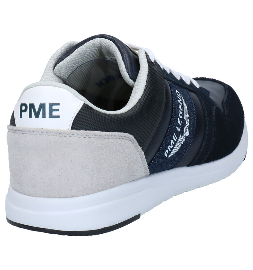 PME Legend Blauwe Casual Schoenen in kunstleer (267863)