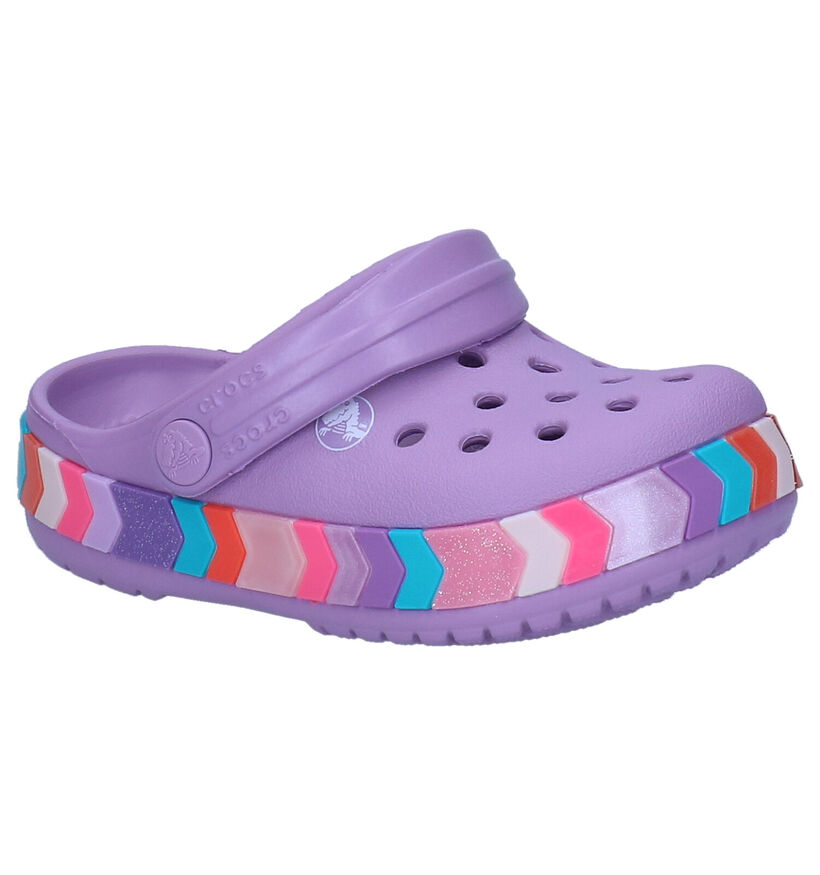 Crocs Chevron Beaded Clog Sandales en Blanc pour filles (289805)