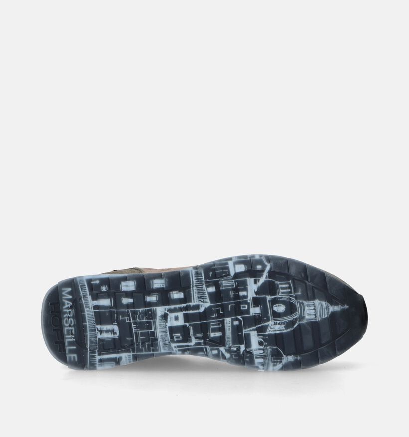 HOFF City Marseille Kaki Veterschoenen voor heren (343717) - geschikt voor steunzolen