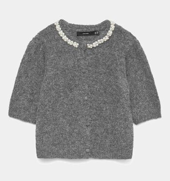 Vero Moda Vesten Grijs