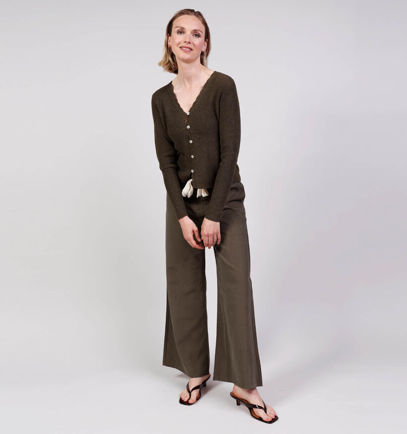 Vero Moda Lexie Shine Gilet en Vert pour femmes (367134)