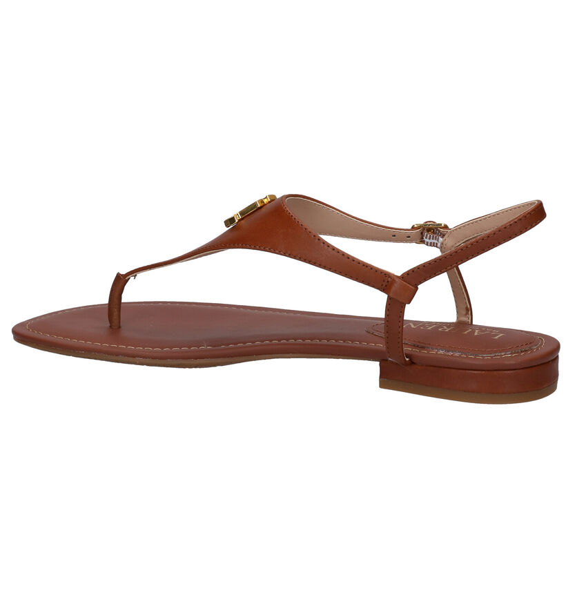 Lauren Ralph Lauren Ellington Sandales en Cognac en cuir (291440)