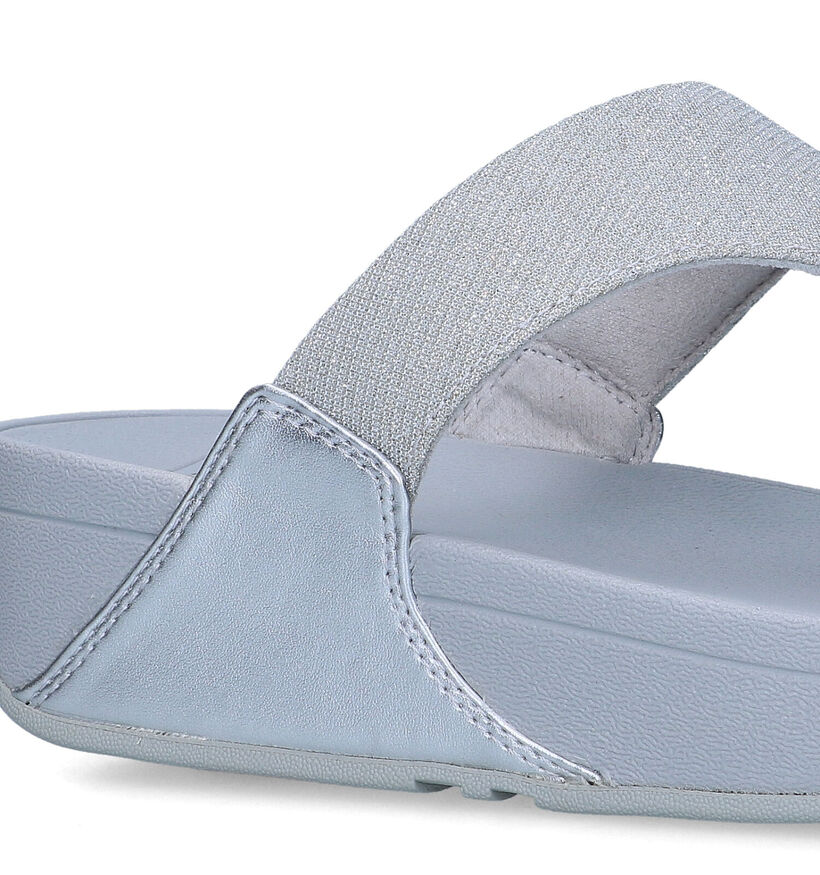 FitFlop Lulu Toepost Zwarte Teenslippers voor dames (353816)