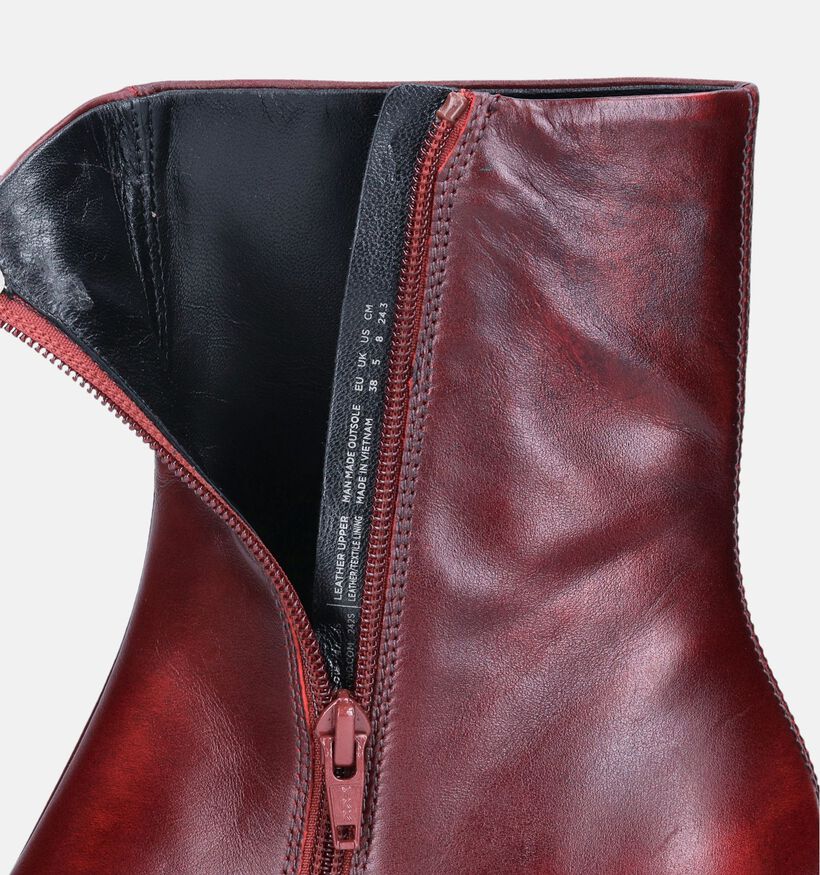 Vagabond Shoemakers Vendela Rode Enkellaarzen voor dames (347489)