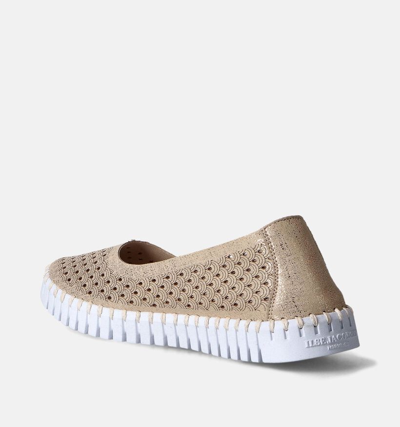 Ilse Jacobsen Tulip  Ballerines en Or pour femmes (355842) - pour semelles orthopédiques