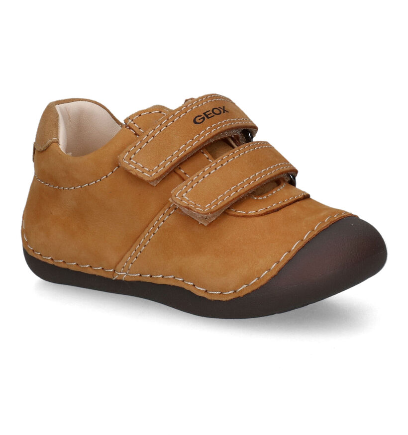 Geox Tutim Chaussures pour bébé en Cognac en nubuck (313615)