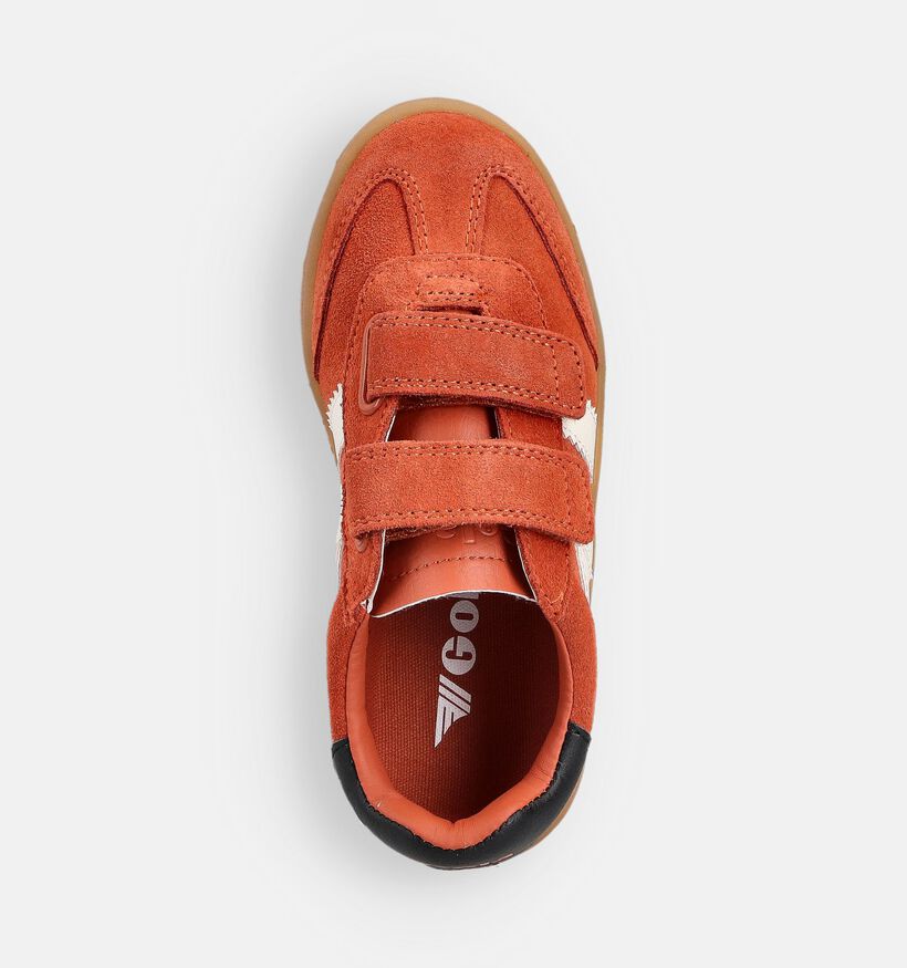 Gola Chaussures à scratch en Orange pour filles, garçons (360984) - pour semelles orthopédiques