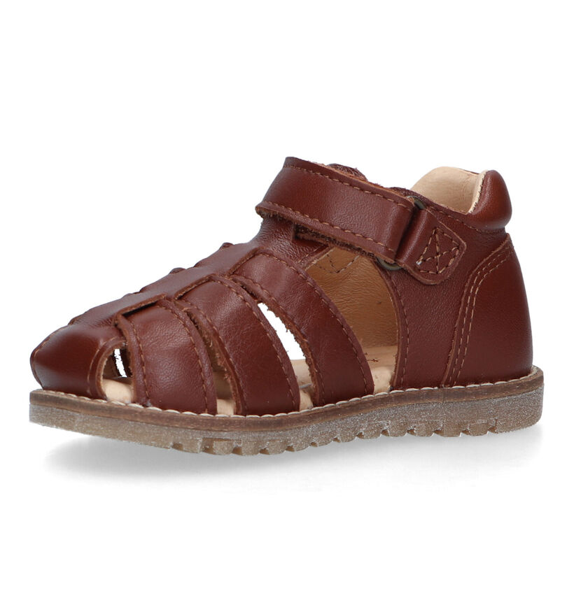 Milo & Mila Buzz Sandales en Cognac pour garçons (322899)