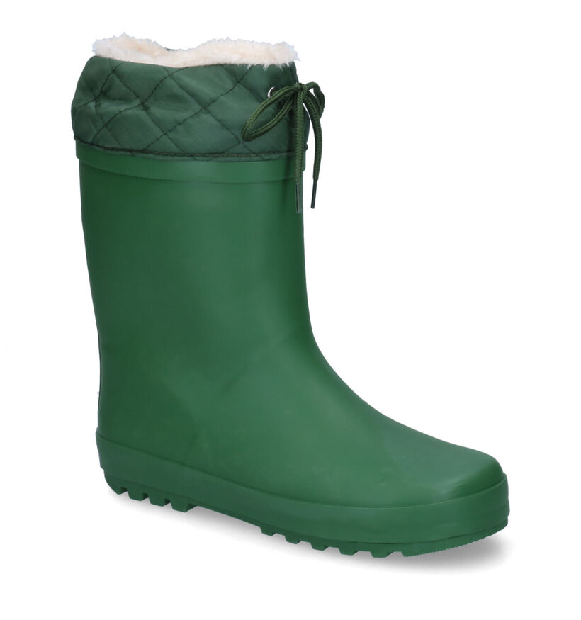 Xplor Rainboot Collar Fur Bottes de pluie en Vert pour filles, garçons (326388)