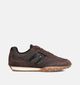 Laurent David Donkerbruine veterschoenen voor dames (365032) - geschikt voor steunzolen