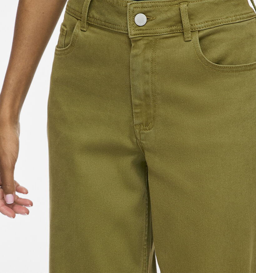 Vila Chia Donkergroene Straight Leg Jeans voor dames (387485)