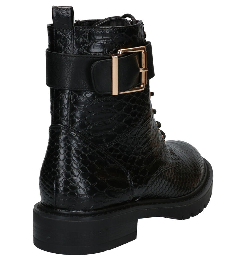 Youh! Zwarte Boots in kunstleer (277410)