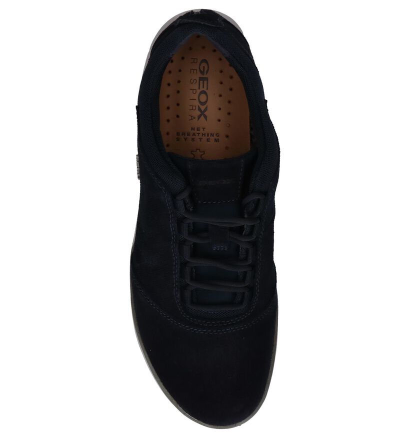 Donker Blauwe Sneakers Geox Nebula in stof (223064)