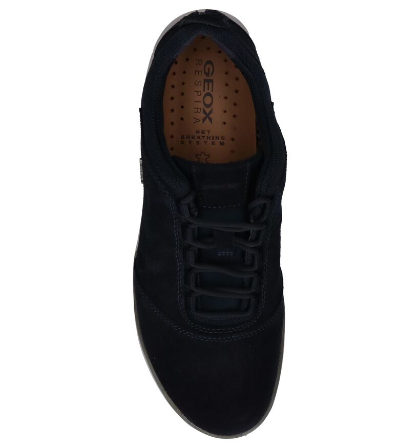 Donker Blauwe Sneakers Geox Nebula in stof (223064)