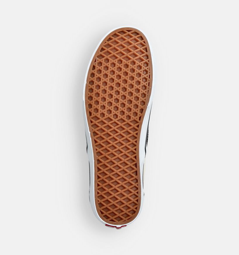 Vans Classic Checkerboard Ecru/Zwarte Slip-on Sneakers voor heren (360211)