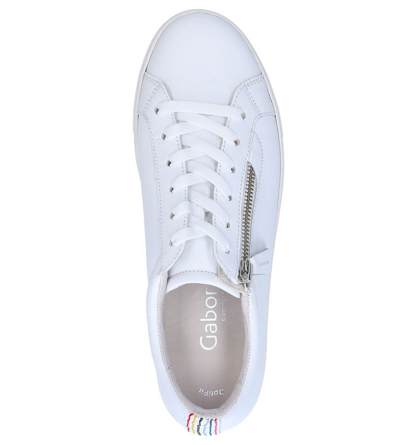 Gabor OptiFit Chaussures à Lacets en Blanc en cuir (271709)