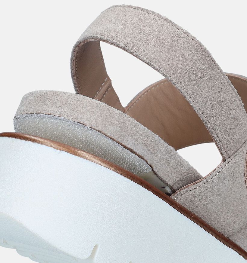 Ara Bilbao-S Beige Sandalen voor steunzolen voor dames (338695) - geschikt voor steunzolen