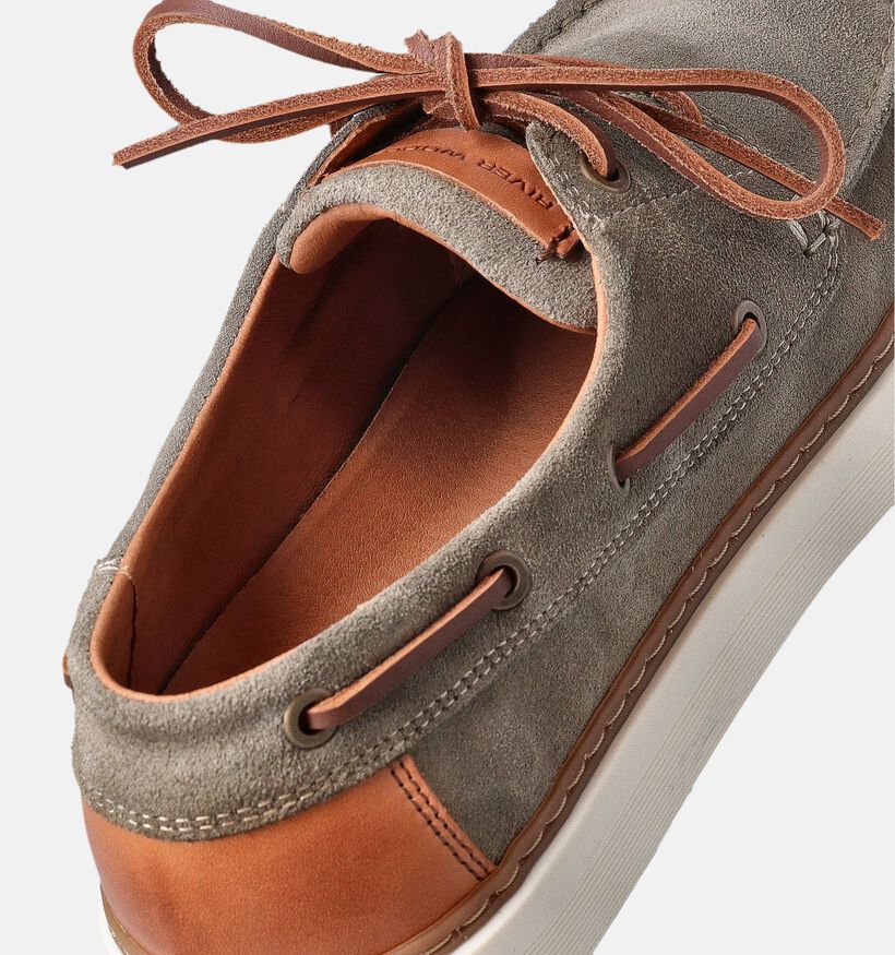 River Woods Arthur Kaki Bootschoenen voor heren (356882) - geschikt voor steunzolen