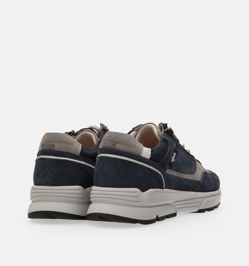 Australian Connery Blauwe Rits-Veterschoenen voor heren (369706) - geschikt voor steunzolen