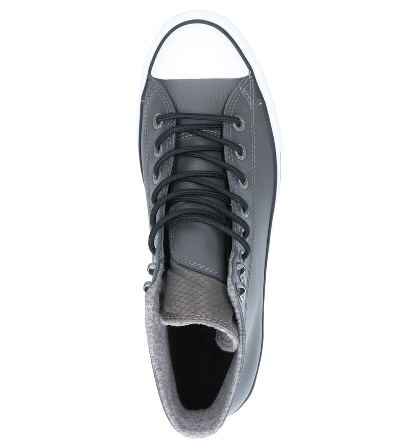Converse Chuck Taylor All Star Baskets en Gris en cuir (252770)