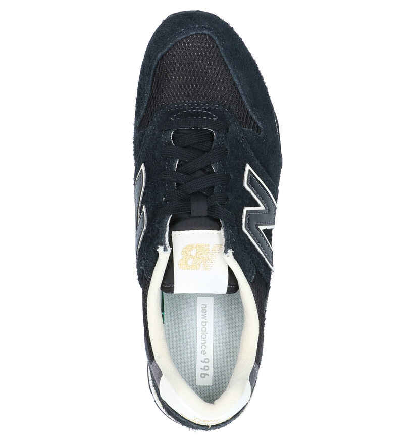 New Balance WL 996 Roze Sneakers in daim (267012)