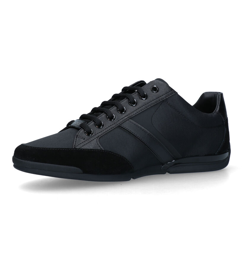 BOSS Saturn Low Chaussures à lacets en Noir pour hommes (332872) - pour semelles orthopédiques