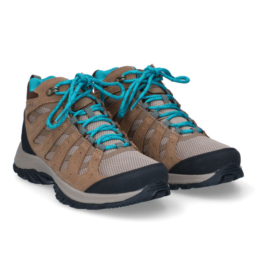Columbia Redmond III MID Chaussures de randonnée en Brun pour femmes (303808) - pour semelles orthopédiques