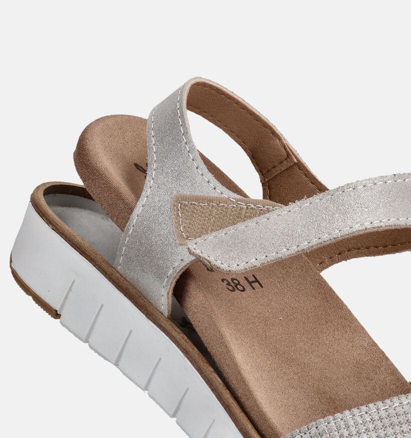 Solemade Romi 22 Sandales plates en Or pour femmes (371648) - pour semelles orthop&eacute;diques