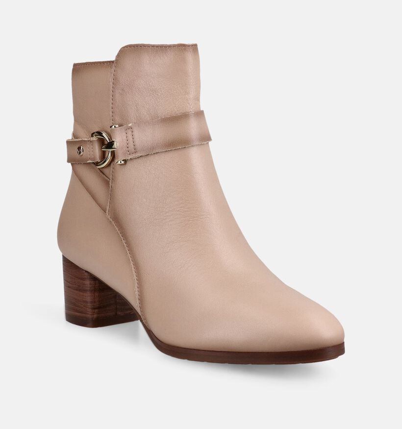 Pikolinos Calafat Beige Enkellaarzen met Hak voor dames (379207)
