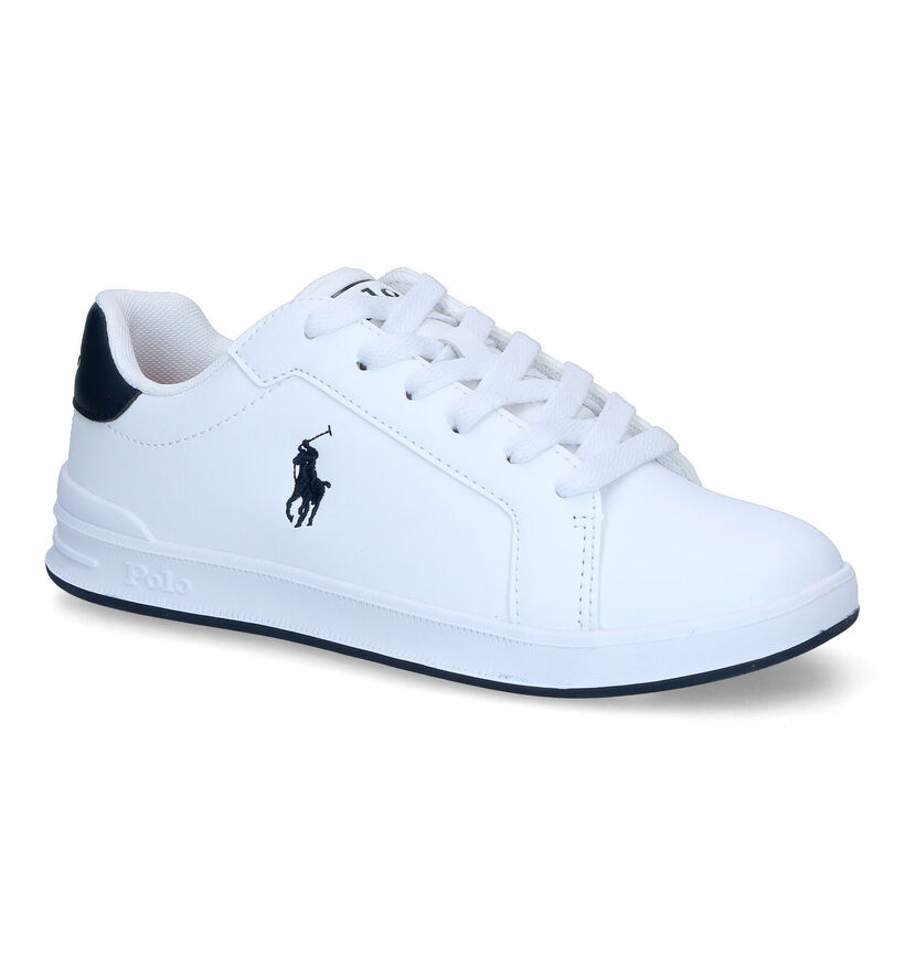 Polo Ralph Lauren Heritage Chaussures à lacets en Blanc pour garçons (320150)