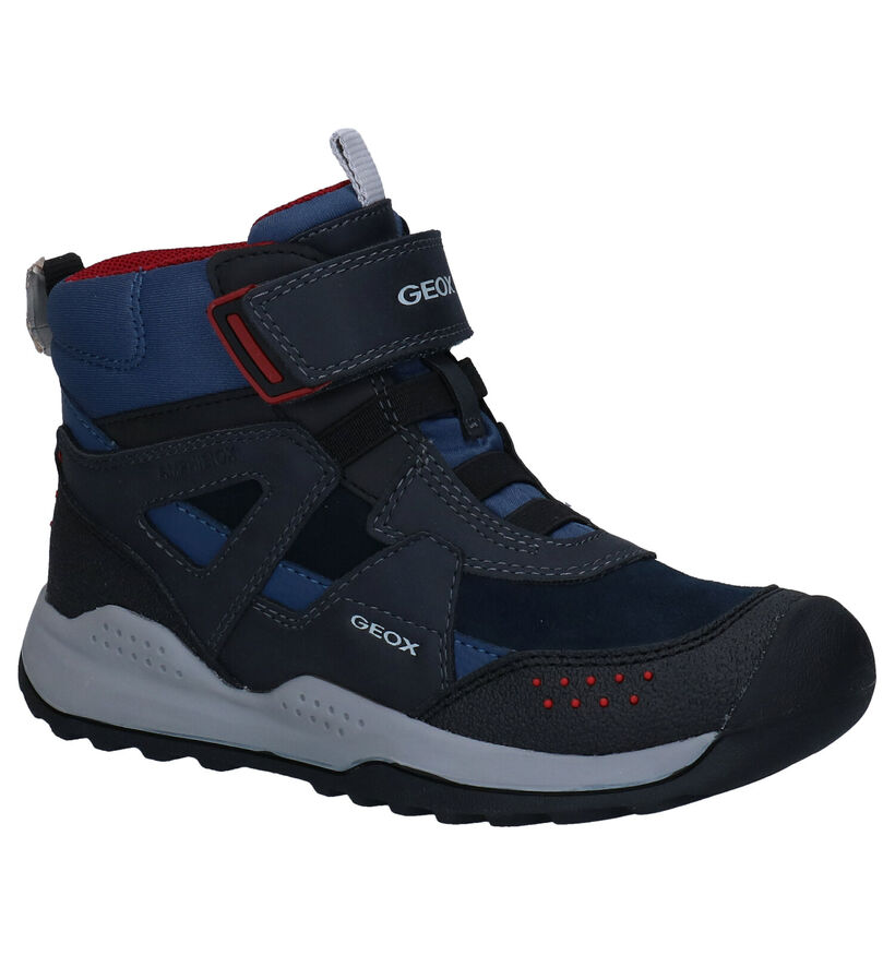 Geox Amphibiox Blauwe Hoge Schoenen in kunstleer (278323)