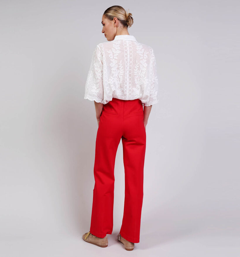 Minus Marcia Rode Geklede Broek voor dames (371811)