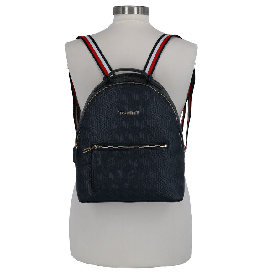 Tommy Hilfiger Iconic Sac à Dos en Bleu en simili cuir (264552)