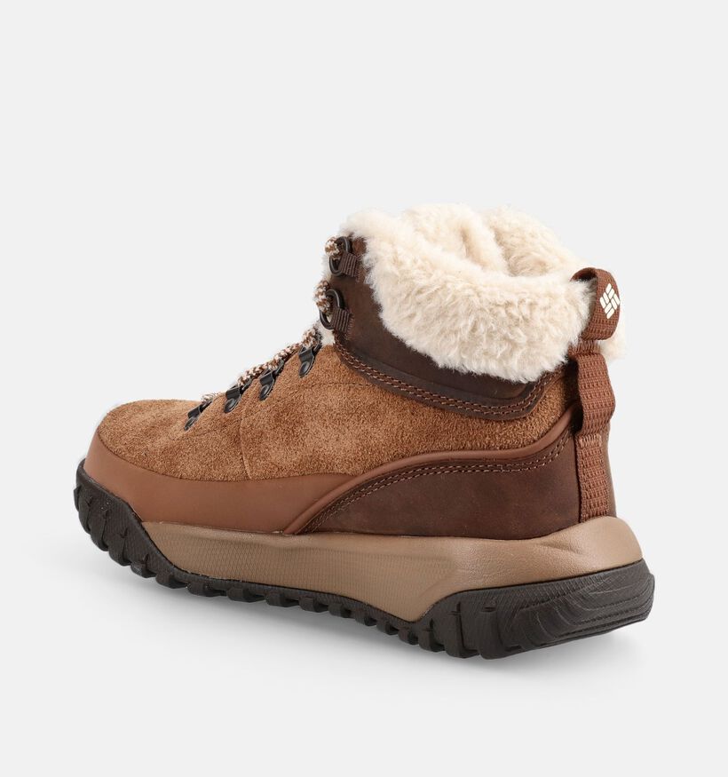 Columbia Burnsider Cozy Cognac Wandelschoenen voor dames (377304) - geschikt voor steunzolen