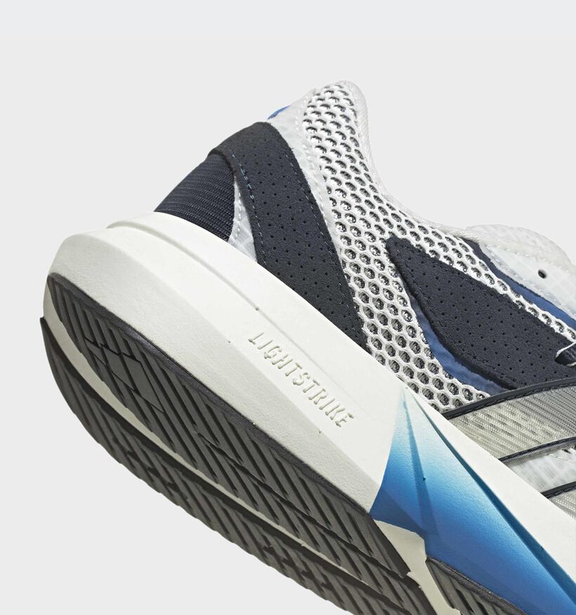 adidas Lightblaze Baskets en Gris/Bleu pour hommes (366815) - pour semelles orthop&eacute;diques