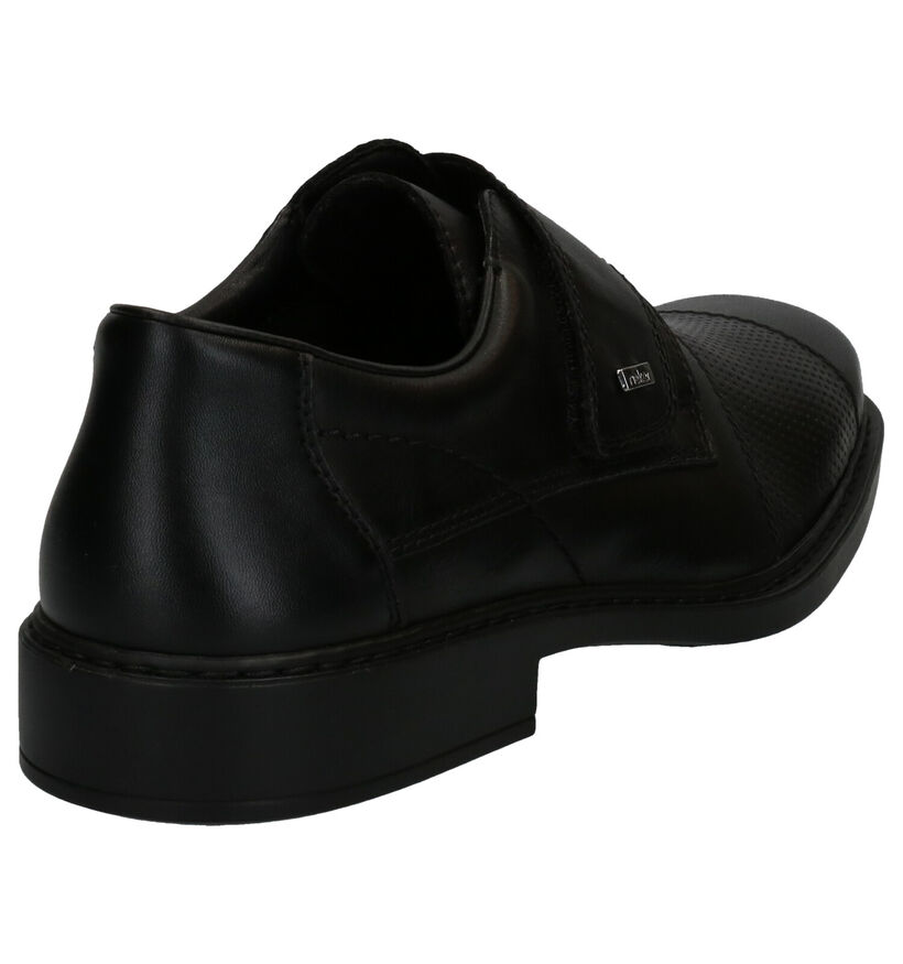 Rieker Zwarte Velcroschoenen voor heren (339180)